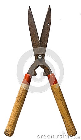 Grass shears Stock Photo