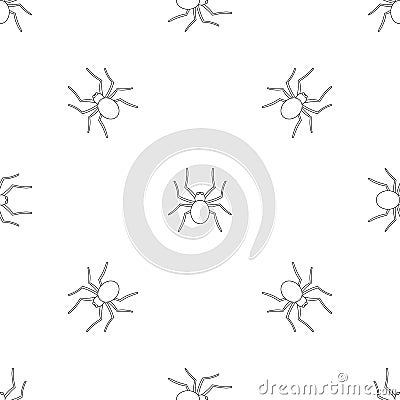 Grass spider pattern seamless vector Vector Illustration