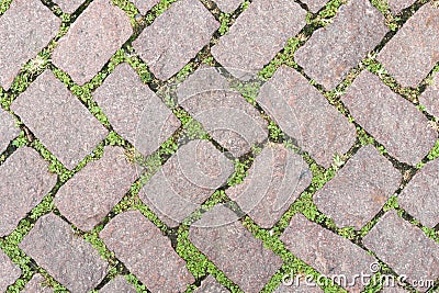 Grass Stone Floor texture pavement design. Stock Photo