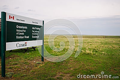 Grasslands National Park Stock Photo