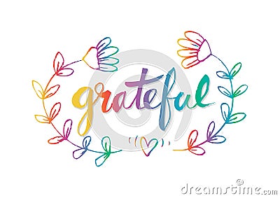 Grateful Stock Photo