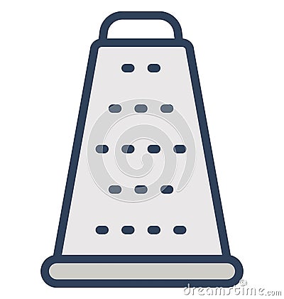Grater Isolated Vector icon which can be easily modified or edit Vector Illustration