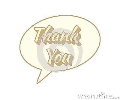 Gratitude Thank You. Thankful. Appreciation. Grateful. Thanks. Respect. Sign Template Vector. Design template Vector Illustration