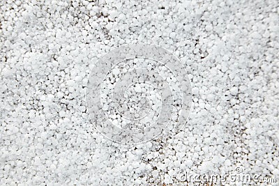 Graupel, snow pellets or soft hail texture, background. Form of precipitation Stock Photo