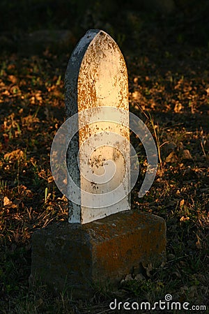 Grave Headstone Stock Photo
