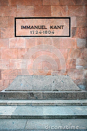Grave of Immanuel Kant Stock Photo