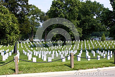 Grave Markers at Arlington 811056 Editorial Stock Photo