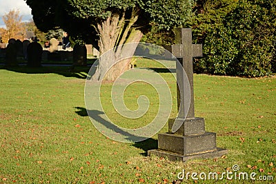 Grave yard Stock Photo