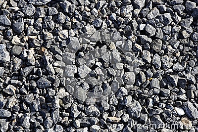 Gravel gray stone textures for asphalt concrete Stock Photo