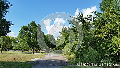 Gravel Pathway Stock Photo