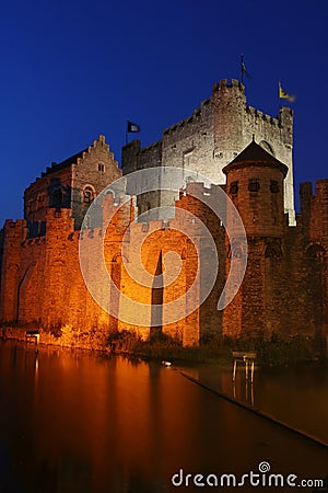 Gravensteen castle Stock Photo