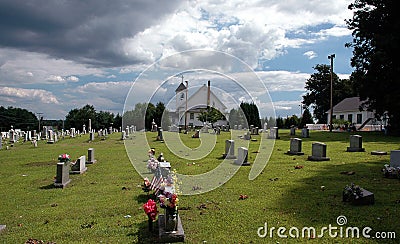 Graveyard Stock Photo