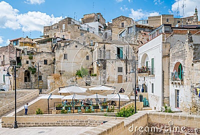 Scenic sight in Gravina in Puglia, province of Bari, Apulia, southern Italy. Editorial Stock Photo