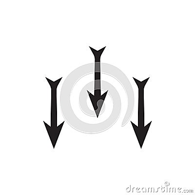 gravity icon vector Vector Illustration