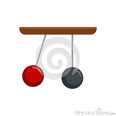 Gravity sphere stand icon flat isolated vector Vector Illustration