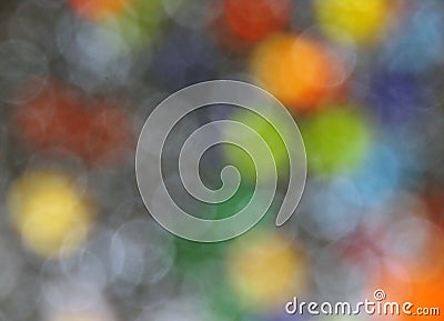 Gray background of colored circles Stock Photo