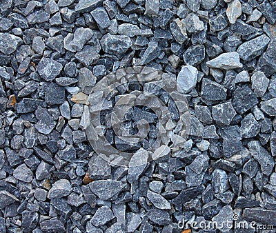 Gray blue rubble stones texture Stock Photo