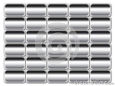 Gray buttons background Stock Photo