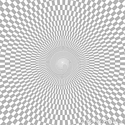 Gray checkered background of circles. Pattern for emulation of empty space. Vector Cartoon Illustration