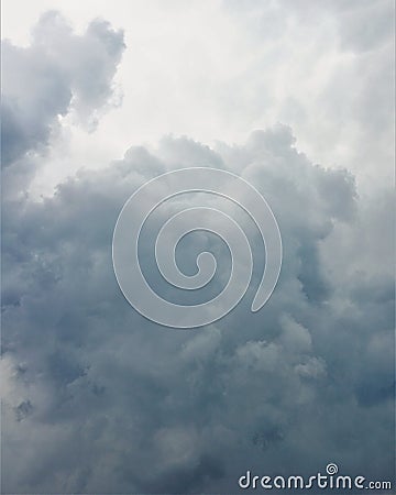 Abstract textural background of gray clouds Stock Photo