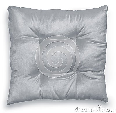 Gray color cushion Stock Photo