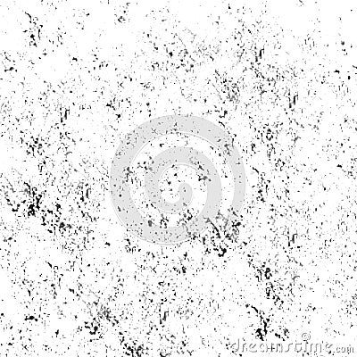 Gray Cracks Pattern. Monochrome Watercolor Soft Blurred Ink Surface. Vector Illustration