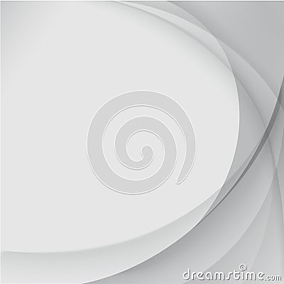 Gray curve abstract background Vector Illustration