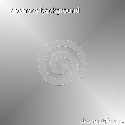 White metallic gradient background for your design Vector Illustration