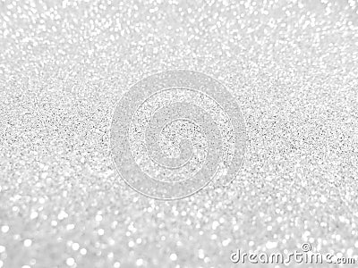 Gray glitter bokeh background, silver shiny star pattern Stock Photo