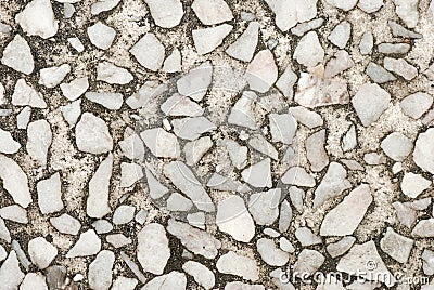 Gray granite gravel background Stock Photo