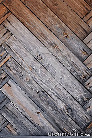 Gray wooden planking background texture Stock Photo