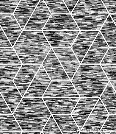 Line Geometric Gray Marl Heather Seamless Pattern Vector Illustration