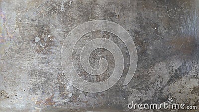 Gray metal background in grunge style Stock Photo