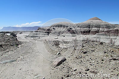 Gray mountains landscape Stock Photo