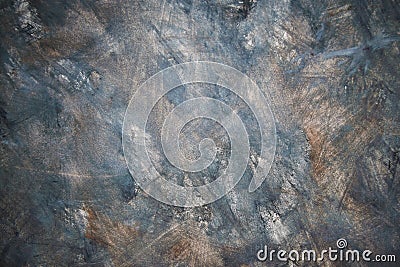 Gray old wall. Abstract grunge background. The painted canvas. Concrete wall Stock Photo