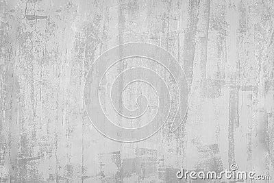 Gray painted cement wall texture background. White stucco wall background Stock Photo