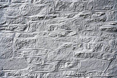 Gray Field Stone Wall Stock Photo