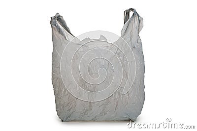 Gray Plastic bag Stock Photo