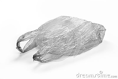 Gray Plastic Bag Stock Photo