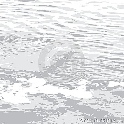 Gray_river_flow Vector Illustration