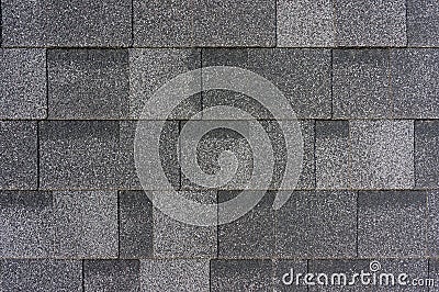 Gray roof tiles Stock Photo