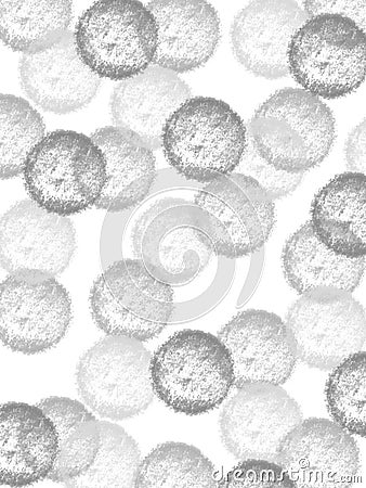 Gray sketched circles Stock Photo