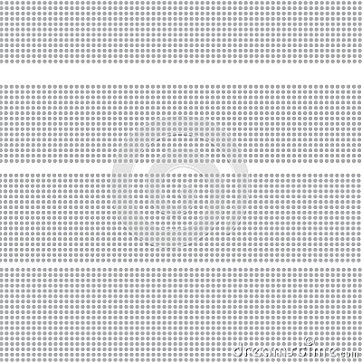 Gray striped halftone of dots on white. Vector Illustration