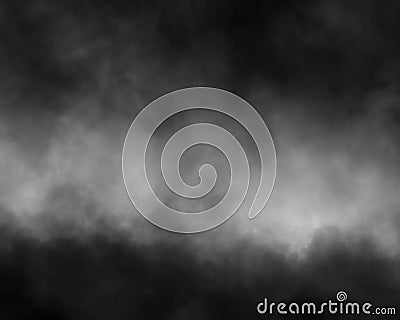 Gray and white fog and smoke and mist effect on black background and Isolated white fog on the black background Stock Photo