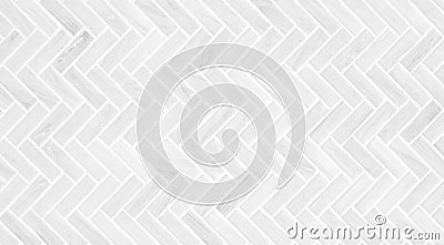 Gray and white mosaic marble wall tile texture in geometric square shape pattern for background and wallpaper Stock Photo