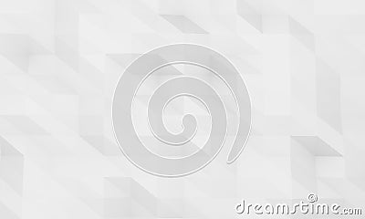 Gray white polygonal abstract geometric pure simple background Stock Photo