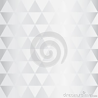 Gray and white seamless triangle pattern Vector Illustration