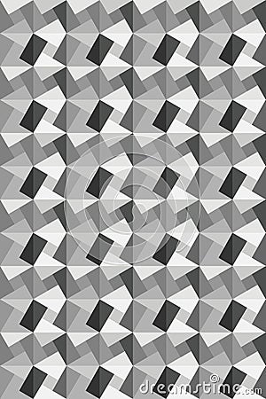 Grayscale construction seamless geometric pattern design Vector Illustration