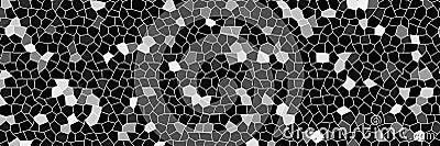 Grayscale random polygon pattern Vector Illustration