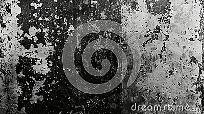 Grayscale wall surface with distinctive rough patterns. Minimalist design concept Stock Photo